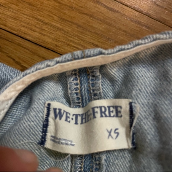 Free people we the free high roller shortall overalls color “bright eyes” xsmall - Picture 11 of 12